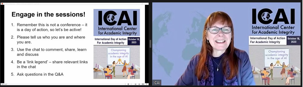 Today's #IDoA2023 will be full of active #academicintegrity discussions, says @DrMaryDavis. I'll try and share ideas on Twitter around my other work commitments (and attending our student's Graduation Ceremony), but others, please do help out #excelwithintegrity #myownwork