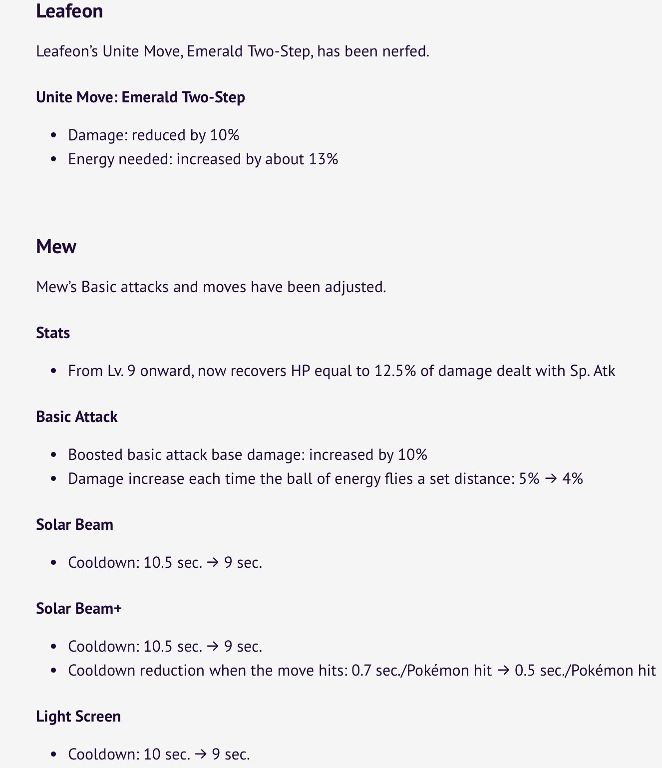 LG slash on X: Mewtwo tier list (post nerf) #PokemonUNITE https