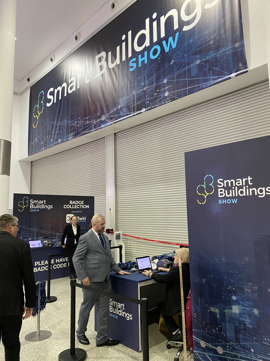 We’re opening in an hour and it would be great to see you here!! #ExCeL #smartbuildings