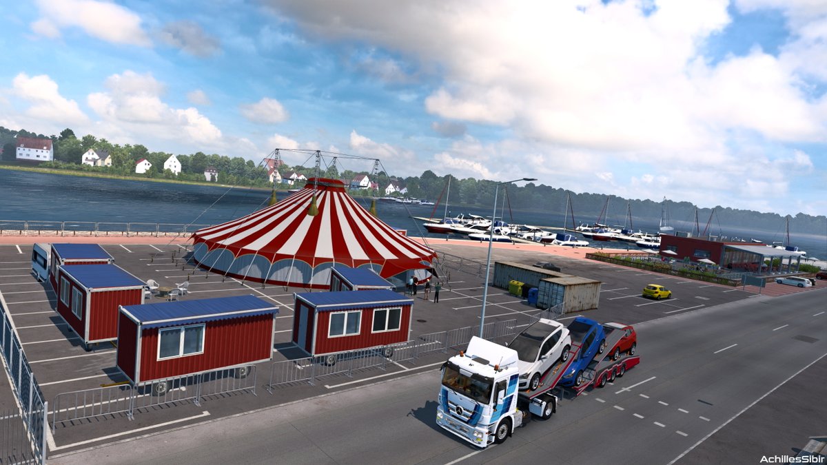 AchillesSibir's tweet photo. ETS2 1.48 Germany Rework #2
Rostock!
#ets2 #EuroTruckSimulator2 #BestCommunityEver #SCSsoftware #achillessibir #mercedestrucks  #Dotecmods #Dotec https://t.co/Y9n3ACVgYL