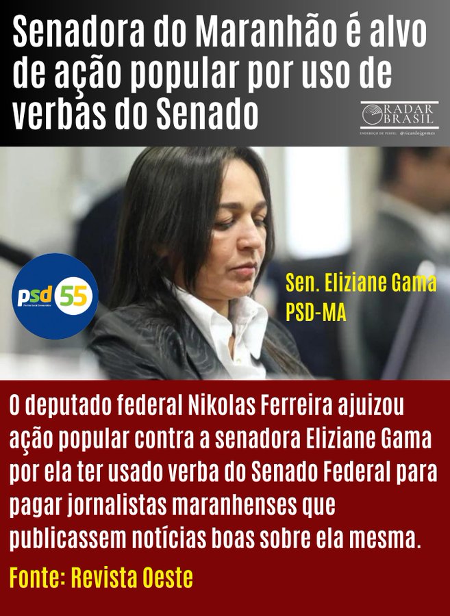 A senadora do Maranhão usa dinheiro público para que os blogueiros maranhenses mintam falando bem dela. @wevertonrocha @anapaulalobato_ @Bacmuitatreta @bacabaldadepr3 @bacabal