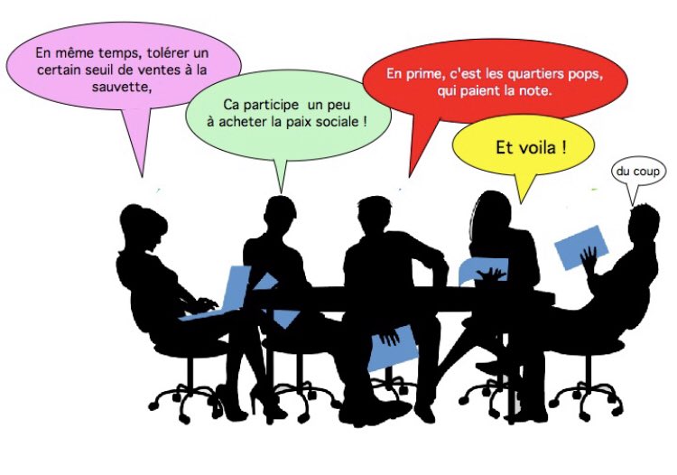 Lutte contre les sauvettes vue depuis la salle de réunion