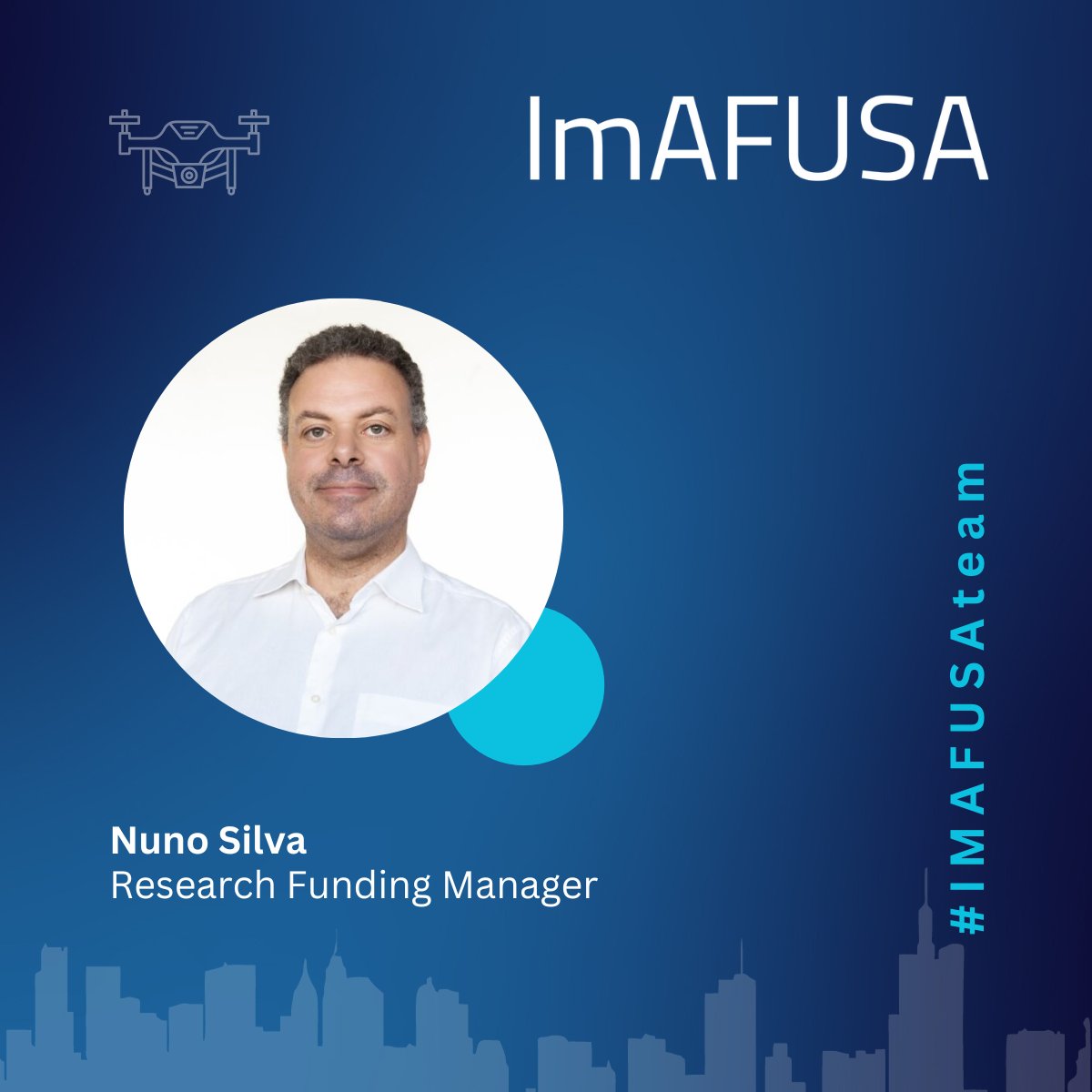 🤝 Let's meet <a href="/NunoBsilva/">nuno silva</a>, our #ImAFUSATeam partner from @ISCTEIUL!👨 After working at two other Portuguese universities, Nuno is at <a href="/BRU_Iscte/">BRU-Iscte</a> as a Research Funding Manager, working together with our partners to steer <a href="/ImAFUSA_EU/">ImAFUSA</a> in the right direction.
#HorizonEurope #UAM