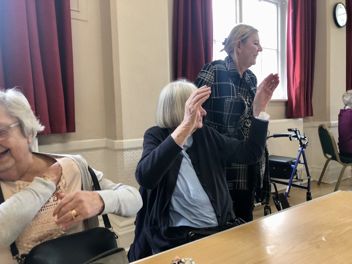 Tuesday at The Sunflower Club’, caught up with friends and got plenty of gentle exercise. 

Daily exercise is so important as you get older. maintains muscle strength and flexibility, improves cardiovascular health, all of which help to prevent falls and maintain independence.