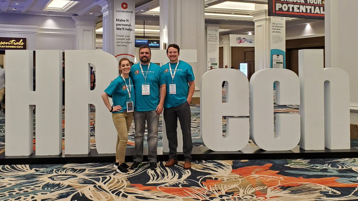 TopSourceWW's tweet image. Our team had a great time last week at @HRTechConf! Thanks to everyone who stopped by our booth. We’re looking forward to continuing conversations with many of you. Get ready for more content this week from @SaaStock in Dublin!
#TopSourceWorldwide #HRTech2023 #SaaStock2023