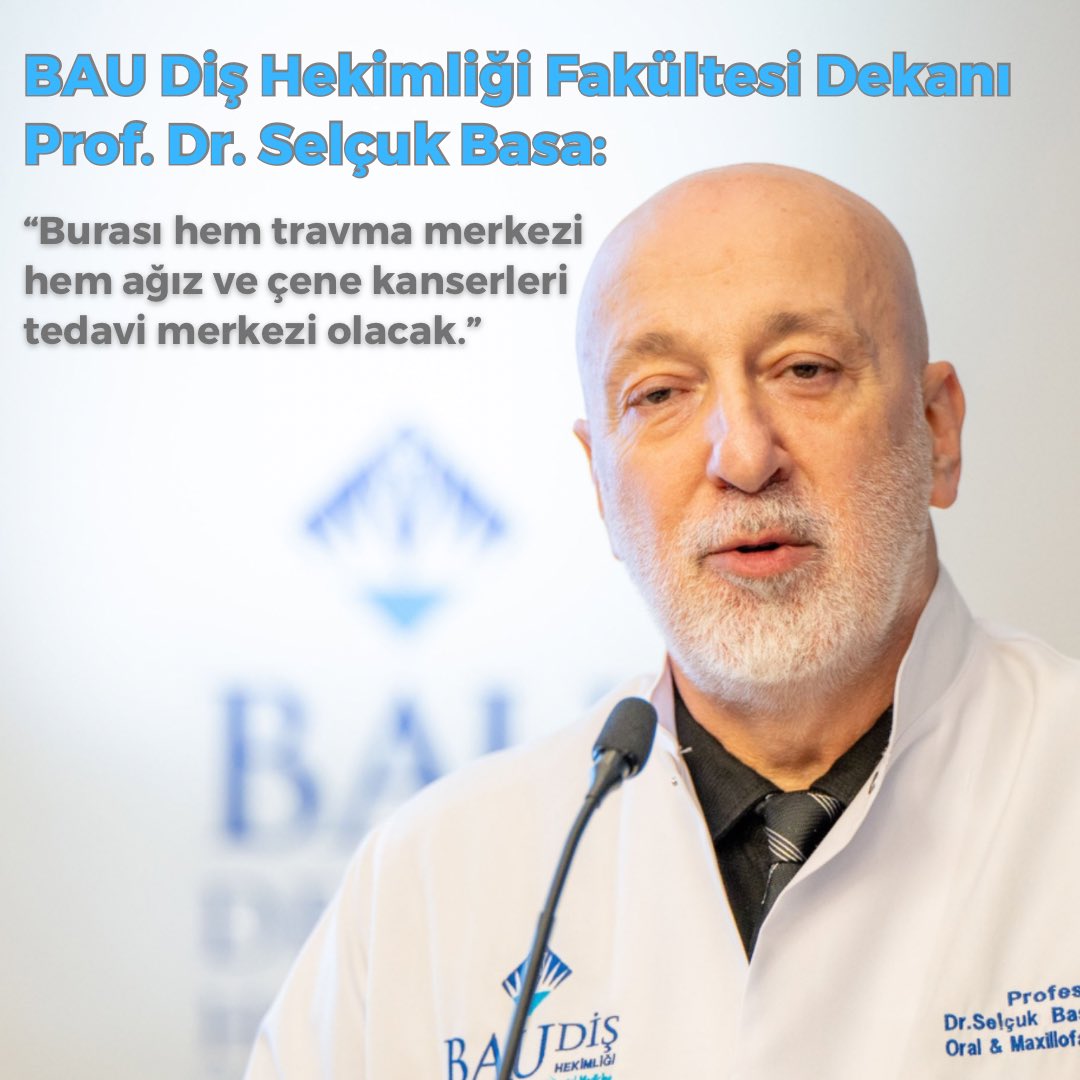 🦷 BAU Ağız ve Diş Sağlığı Hastanesi, Beşiktaş’ta hizmete açıldı. BAU Mütevelli Heyeti Başkanı Enver Yücel, "Sağlık turizminde de yer edineceğiz" dedi. <a href="/EnverYucel/">EnverYucel</a> <a href="/semrayucel/">Semra Yücel</a> <a href="/HuseyinYucell/">Hüseyin Yücel</a> <a href="/bbegumyucel/">Begüm Yücel</a> <a href="/esraahatipoglu/">Esra Hatipoğlu</a> <a href="/selcukbasa/">Selçuk Basa</a> 

dha.com.tr/amp/saglik-yas…