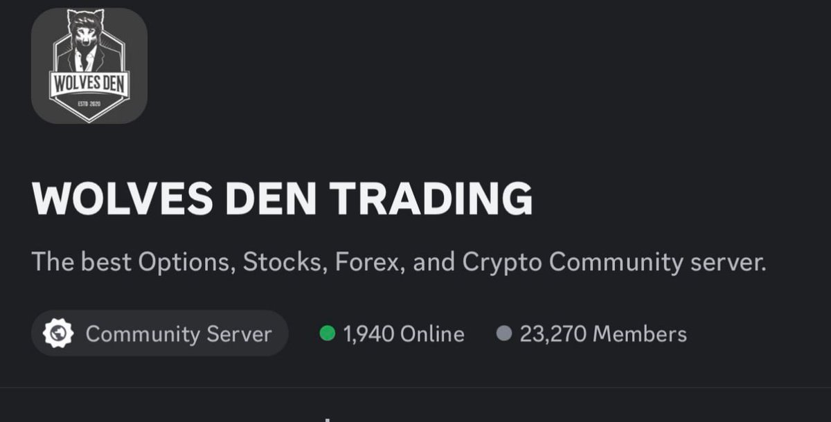 mrsthomas92's tweet photo. Check out the best trading community @WolvesDentrd https://t.co/QSKWJqBYXo