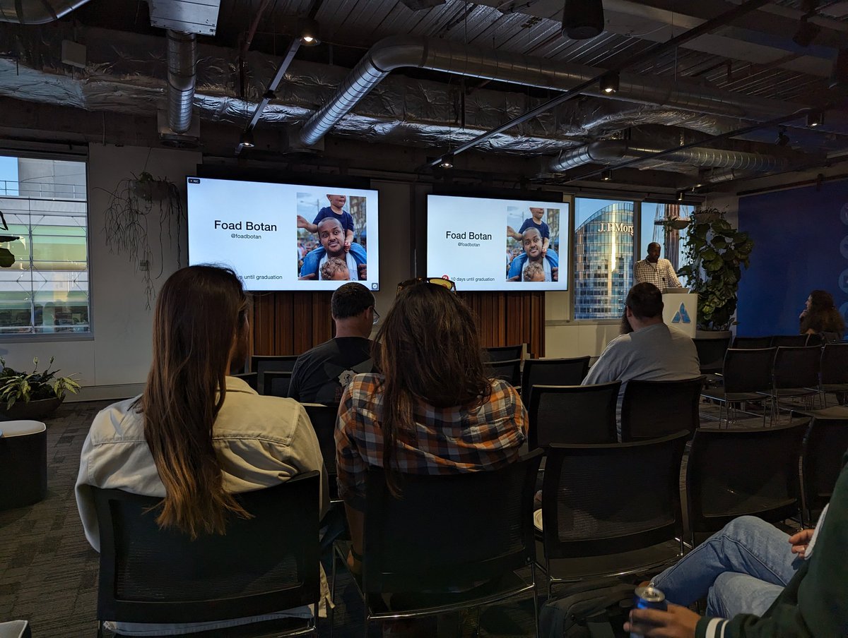 Psyched for <a href="/FoadBotan/">Foad Botan</a>'s first talk @ SydJS!