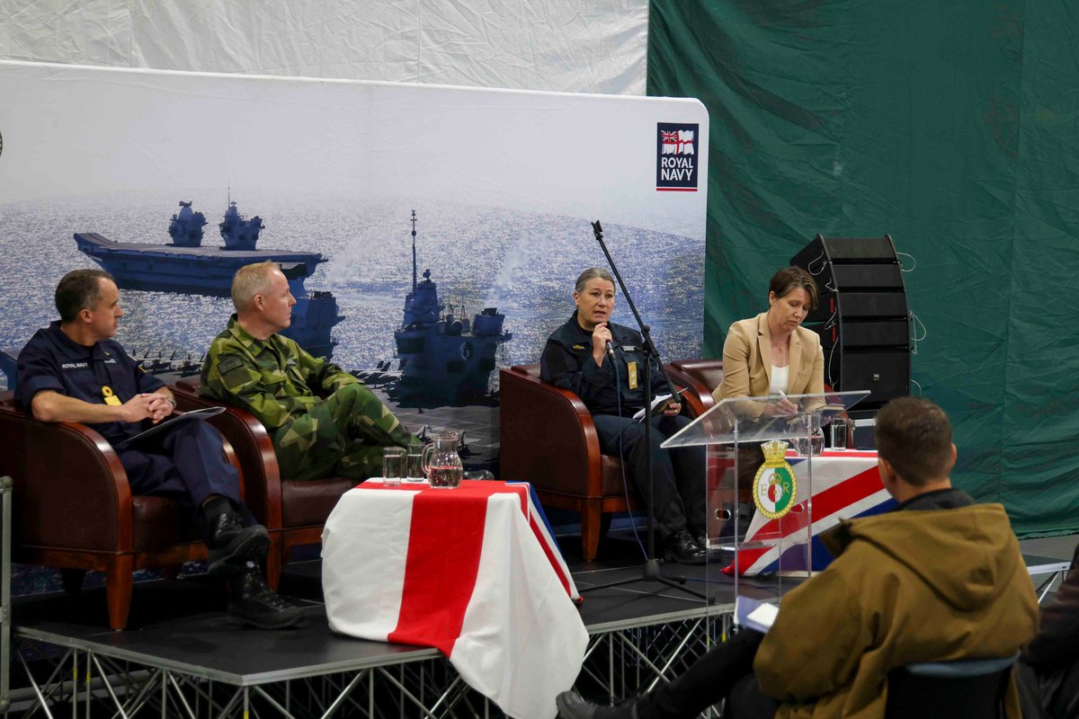 Yesterday, @HMSQNLZ hosted a JEF forum in partnership with @ForsvarsdepSv, @JudithMGough and @COMUKCSG. The panel discussed how the JEF will operate and the role it plays in the security of Northern Europe. 🇩🇰🇪🇪🇫🇮🇮🇸🇱🇻🇱🇹🇳🇱🇳🇴🇬🇧🇸🇪 #JEFtogether