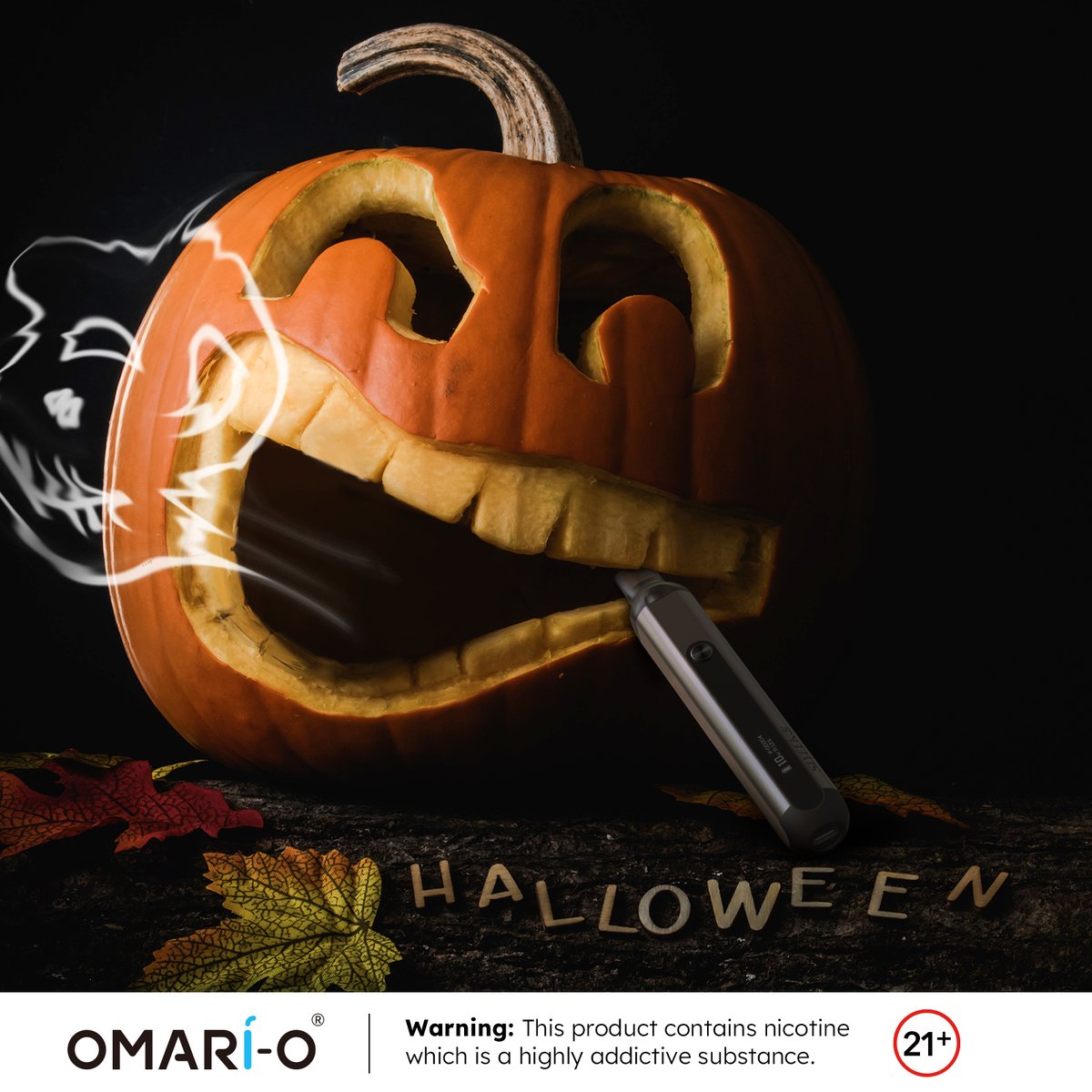 omarioofficial's tweet photo. Trick or Treat ๐๐ป
This Halloween go with #Omario SLYEEKS๐ซ๐
Warning: This product contains nicotine you must be of legal age to vape.
#halloweenparty #omario #vapelife #vapetime #vapecity #vapegirl #vapenation #vapelove https://t.co/AAnY3QlUjf