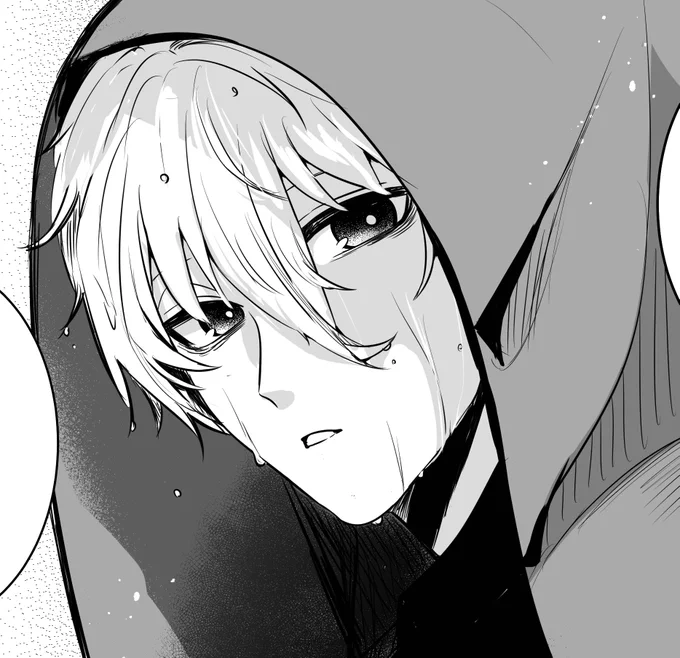 髪を乾かしてくれないタイプのroなのでびしょ濡れ