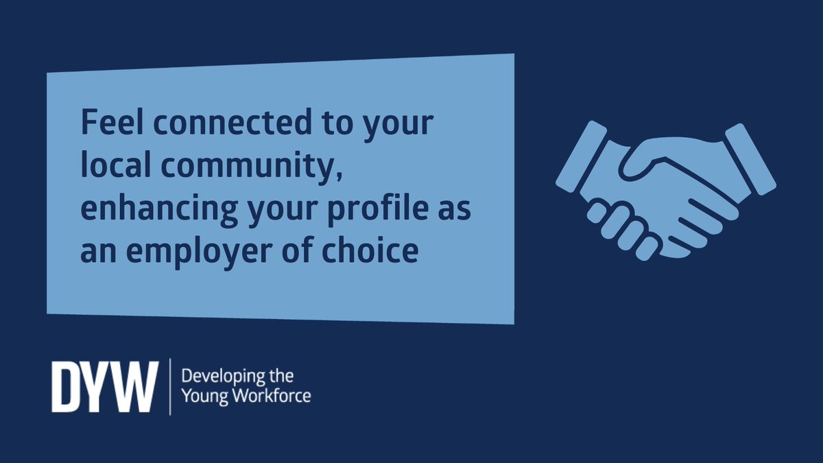 Through inspiring the future workforce, you can raise awareness of your business or organisation. Get involved: dyw.scot #DYWScot #ConnectingEmployers
