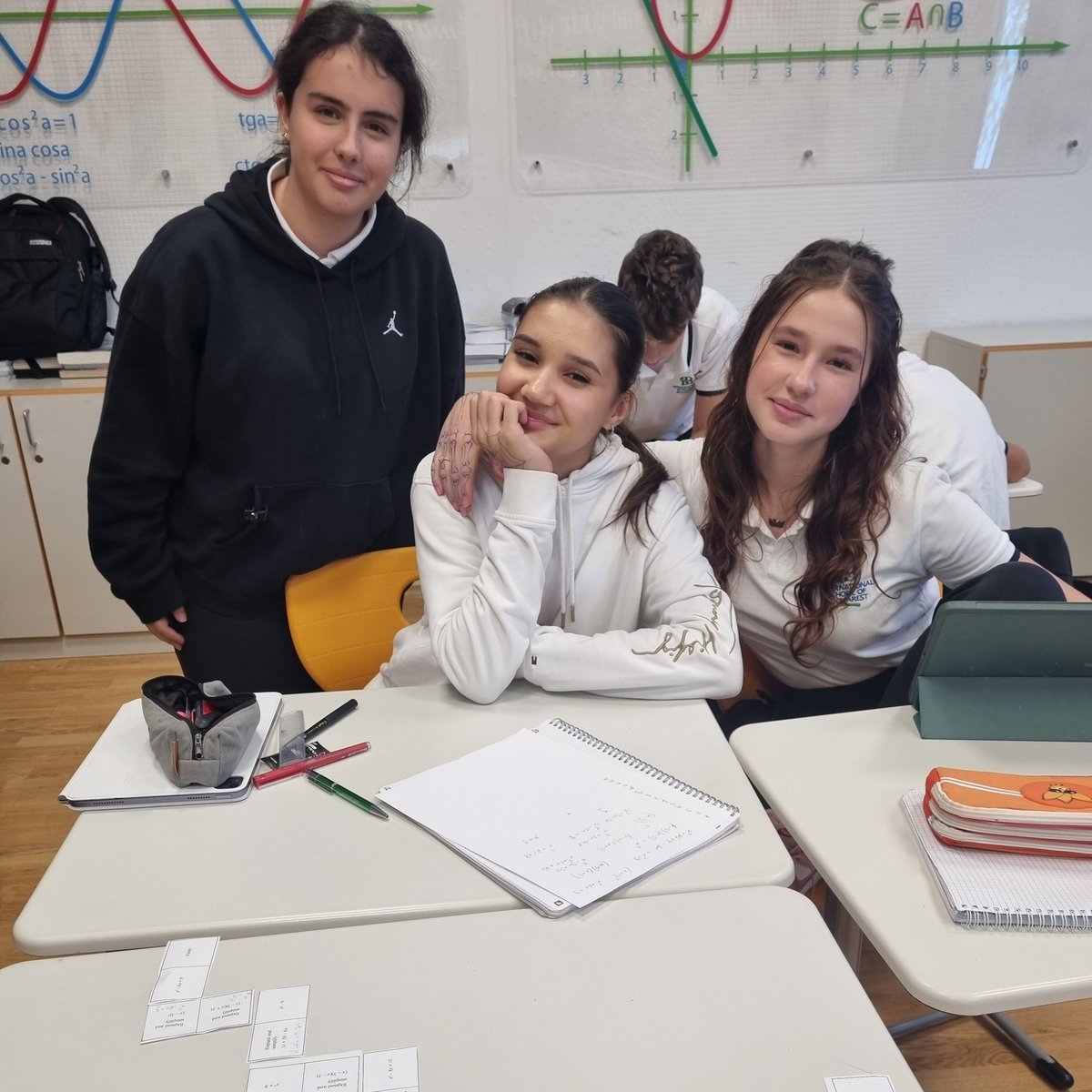 Year 9S students spiced up bracket expansion in their Math class with a domino challenge. Randomly grouped in threes, they bonded, learned, and transformed a math lesson into an adventure.

#SecondarySchool #MathIsFun #DominoChallenge #TeamWork #ILoveISB