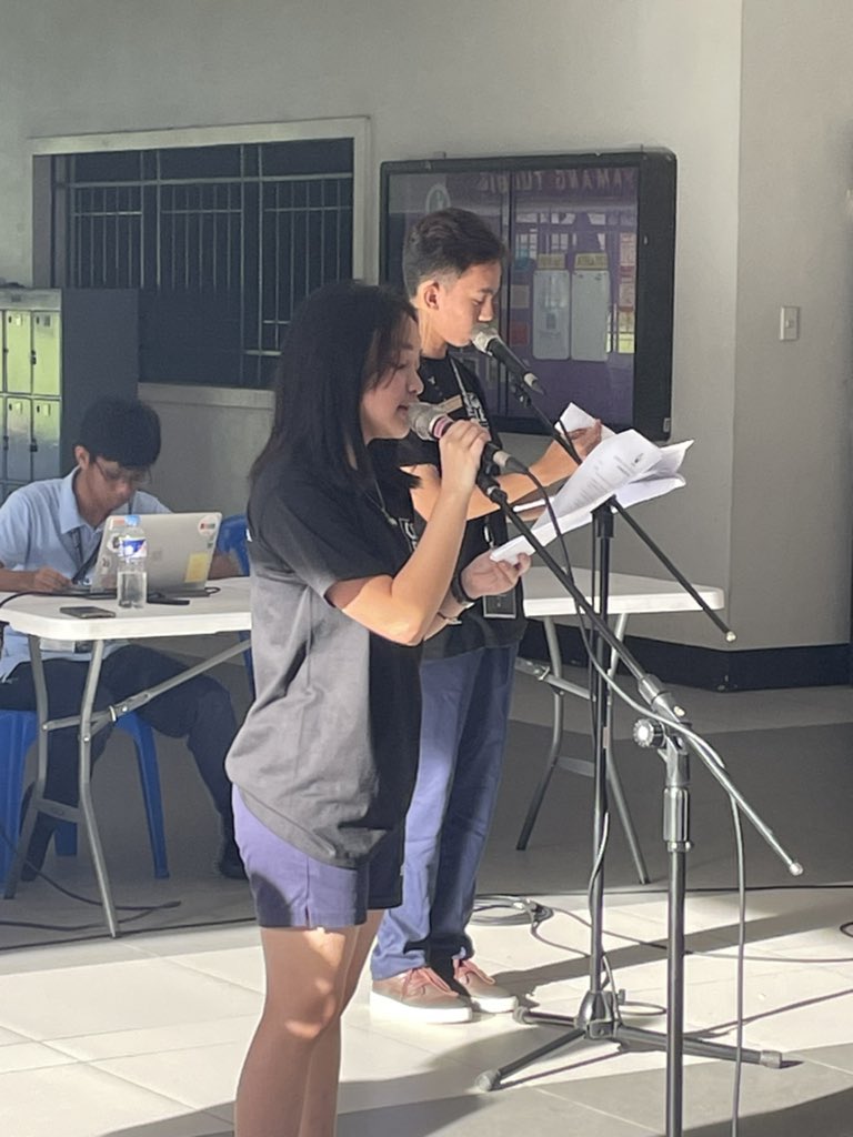 HiLitesASHS's tweet photo. HAPPENING NOW: The Town Hall Debates for the 2023 Strand Vice-Chair Elections for STEM and HUMSS has officially commenced.

Photo by Dale Lazier 

Follow @HiLitesASHS for more updates. https://t.co/MVqz66C8RA