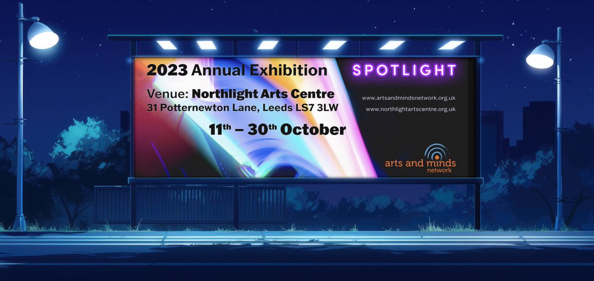 NORTHLIGHT ARTS CENTRE. An absolute privilege to open this exhibition for the fabulous @ArtsMindsLeeds who use art to promote mental health. It’s a great exhibition, so if you’re in Leeds, do go along. Forty artists and every one worthy of love.