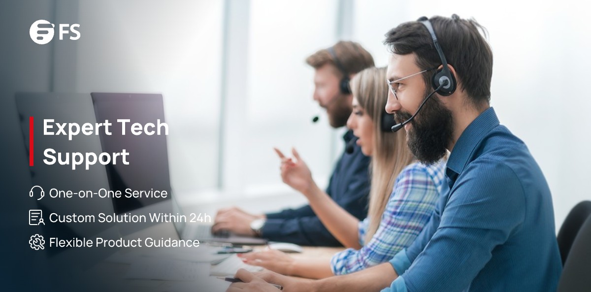 FScom_Australia's tweet photo. FS AU team ensures your network system's stability with troubleshooting and tailored solutions. We also offer expert advice on specs, applications, and configurations to optimize performance. More info: https://t.co/Kpn1IoYh63
#FS_AU #FSSupport #CustomerService https://t.co/skbbjDnKX3