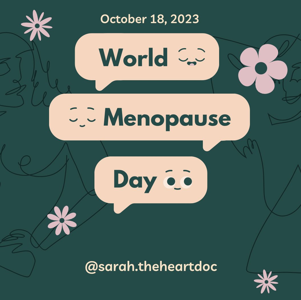 #WorldMenopauseDay2023 
During the #menopause women can face numerous changes which can impact their performance at work. From feeling fatigued, experiencing hot flashes, to dealing with mood swings, menopause can sometimes make it challenging to perform at our best.