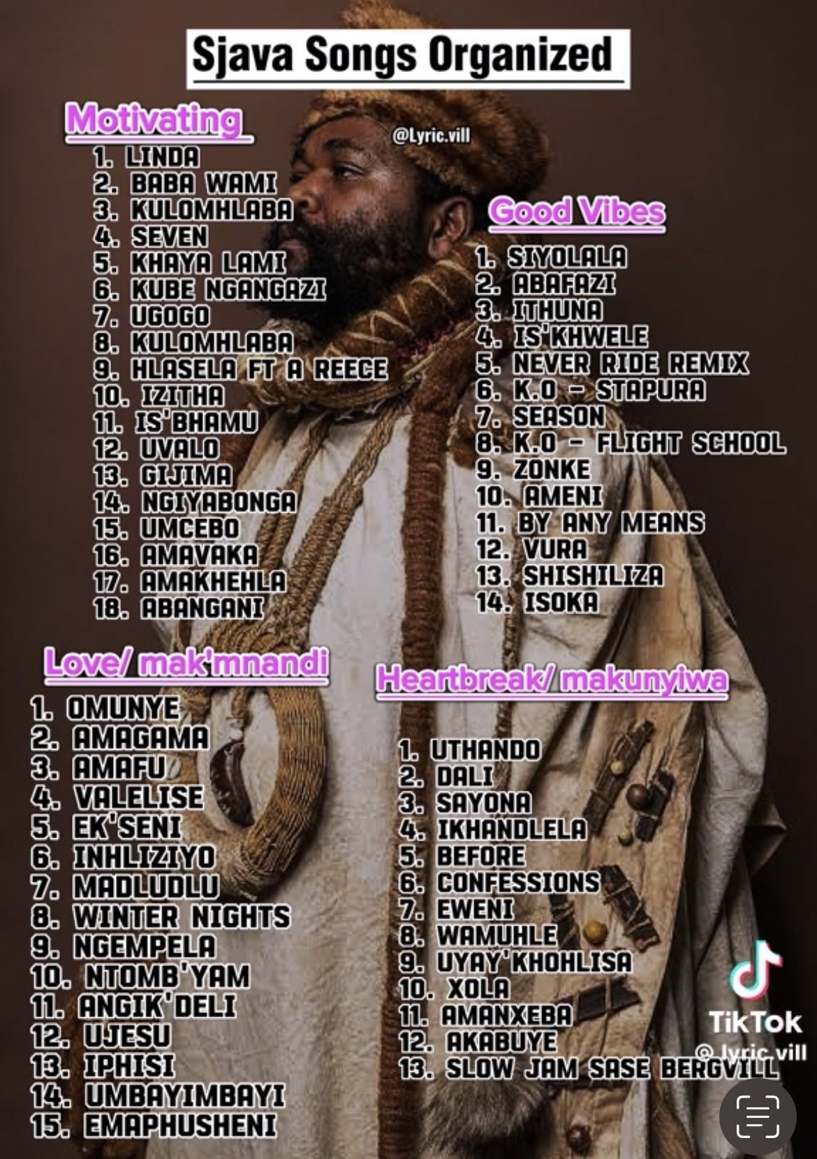 Sjava indlalifa on X
