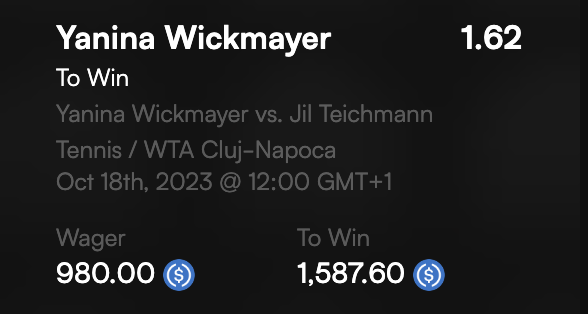 TheMinionaire's tweet photo. 🎾#WinnersOpen
Yanina Wickmayer vs Jil Teichmann
🎯Pick#14 - Wickmayer ML
9W-4L | 1657.86$ P&L | @DivvyBet Competition!
Betting onchain is the way, direct to wallet payouts, permissionless and trustless! Check https://t.co/ezSRRUcDnC for more.
✍️I believe that Wickmayer (71st), is poised to secure a victory today. She has demonstrated good consistency in her recent performances, having reached the semi-finals in her last tournament, albeit losing to Pegula( 4th). In contrast, her opponent, Jil Teichmann (142nd), has struggled to advance beyond the round of 32 in her past seven tournaments.
Although Wickmayer and Teichmann have not crossed paths in the last five years, it's worth noting that Wickmayer has a history of winning their previous head-to-head matches.
#WTA #tennis #tennisbets