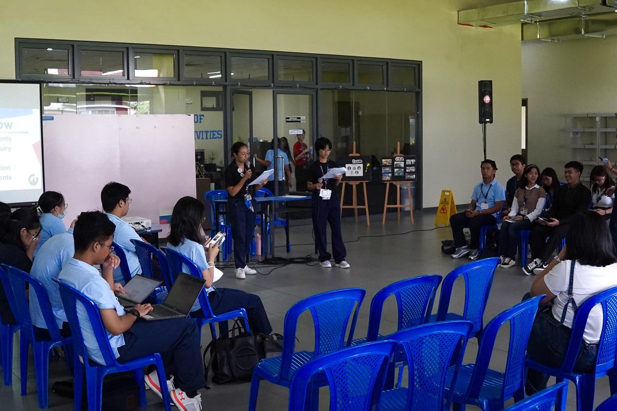 HiLitesASHS's tweet photo. HAPPENING NOW: The COMELEC launches the Town Hall Debates for the ABM Strand Vice Chair Elections.

Photo by Lex Argano https://t.co/HPwFNFykcz