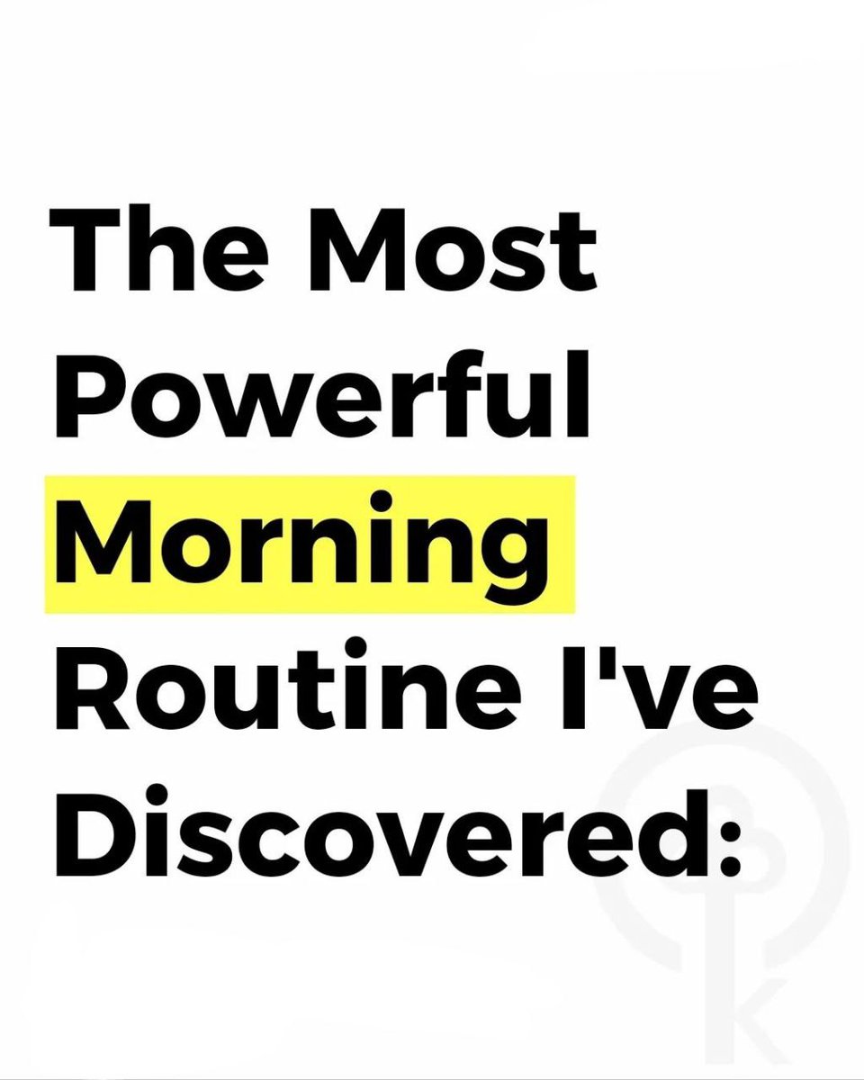DineshSEM's tweet photo. The Most Powerful Morning Routine for Maximum Productivity: https://t.co/hoZmPoCw8C