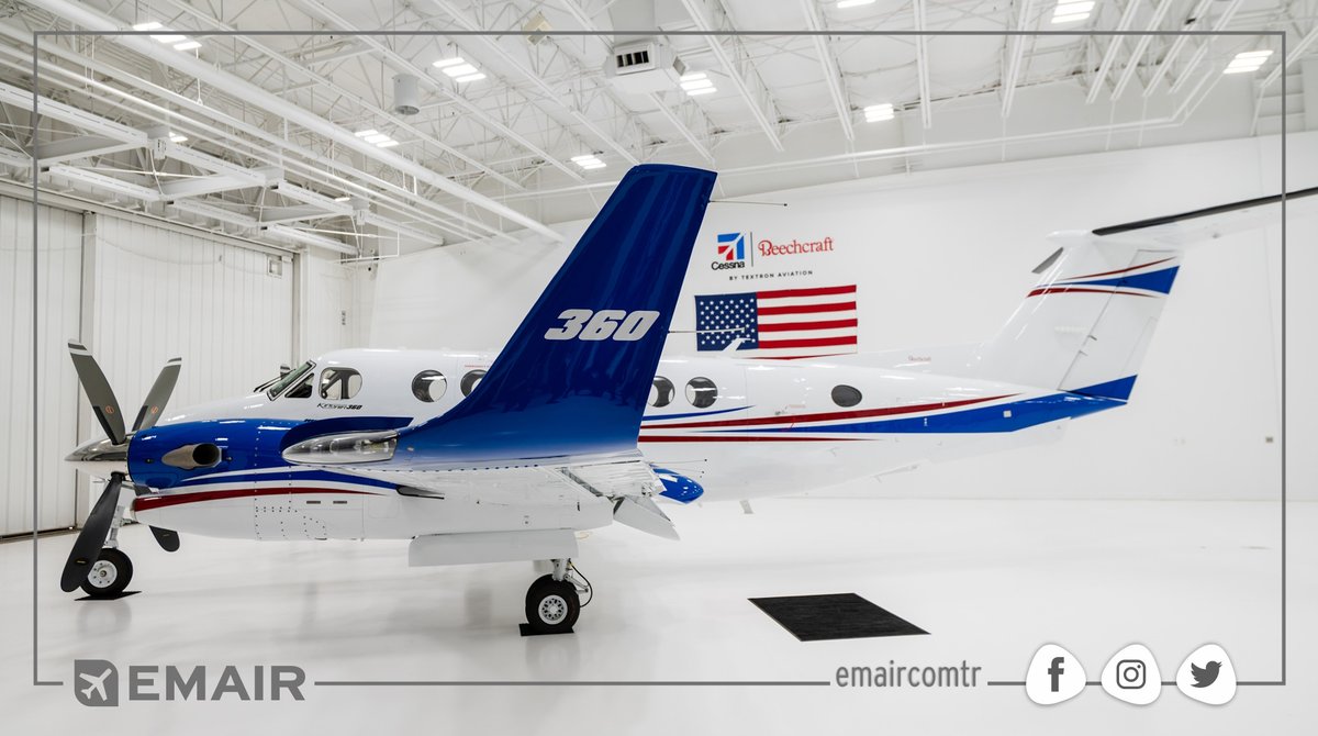 emaircomtr's tweet photo. Beechcraft King Air 360 Reaches 100th delivery, continuing the legacy of the world’s most popular business turboprop.
•
Beechcraft King Air 360, dünyanın en popüler ticari turbopropunun mirasını sürdürerek 100. teslimatına ulaştı.
•
#kingairnation #emair #beechcraft #cessna https://t.co/0m3IYdL862