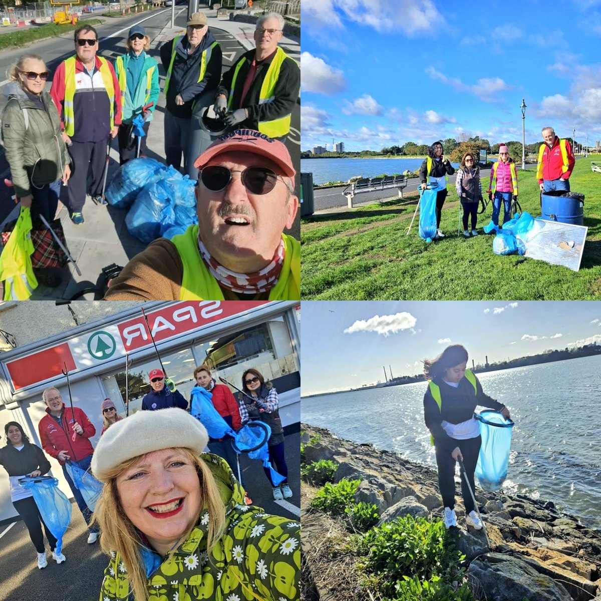 Super work on a sunny Saturday morning from our #TidyTowns volunteers last week. We're out again this Saturday. New volunteers always welcome, thanks to Vanessa who joined for the first time to help #KeepClontarfTidy