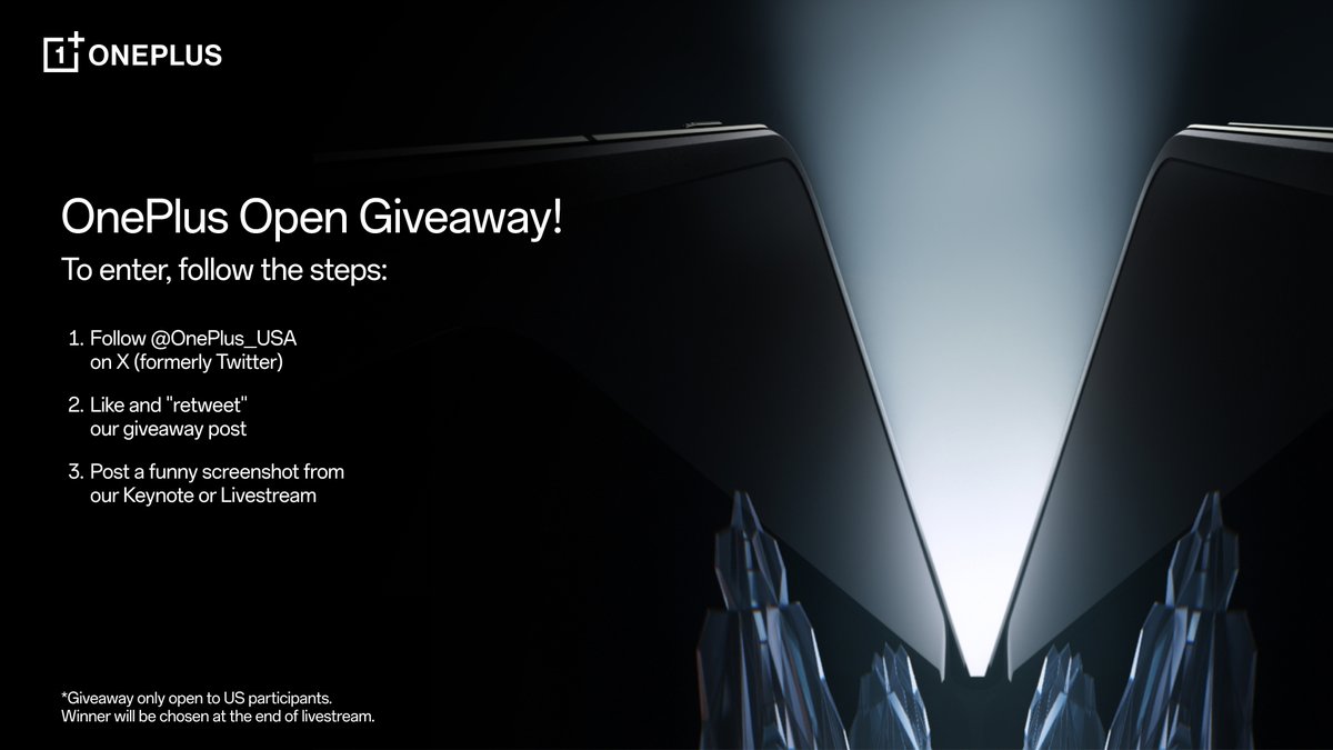 gadgetmatch's tweet image. GIVEAWAY ALERT! 🎁 Tune in to the Open Table Talk livestream tomorrow with @michaeljosh and @geardiary for a chance to win a OnePlus Open. Rules are below.

Don't forget to enable stream notifications so you don't miss it 👇
my.gadgetmat.ch/400fA29 #OnePlusPartner