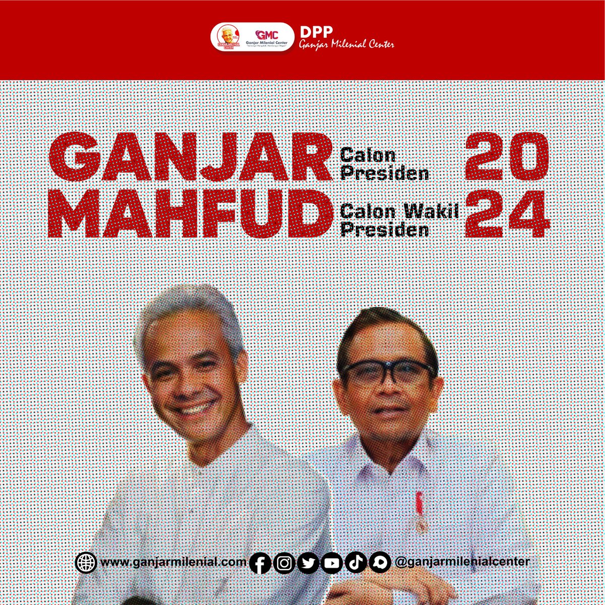 Ganjar - Mahfud
#milenialbergerak
#indonesiatumbuh
#indonesiatangguh