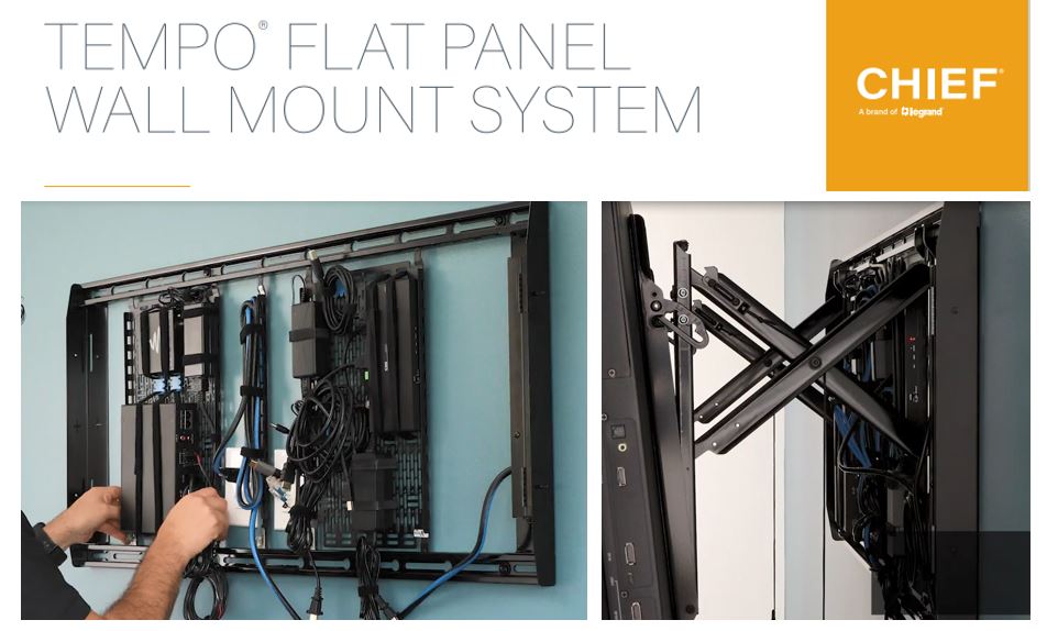 Our brand-new Tempo Wall Mount System is shipping now! Big thanks to all #proav installer fanatics for the expert insights that helped us design and improve the installation workflow. Exaclty how packed with features? Check out the product page tinyurl.com/mvece2pu #AVTweeps
