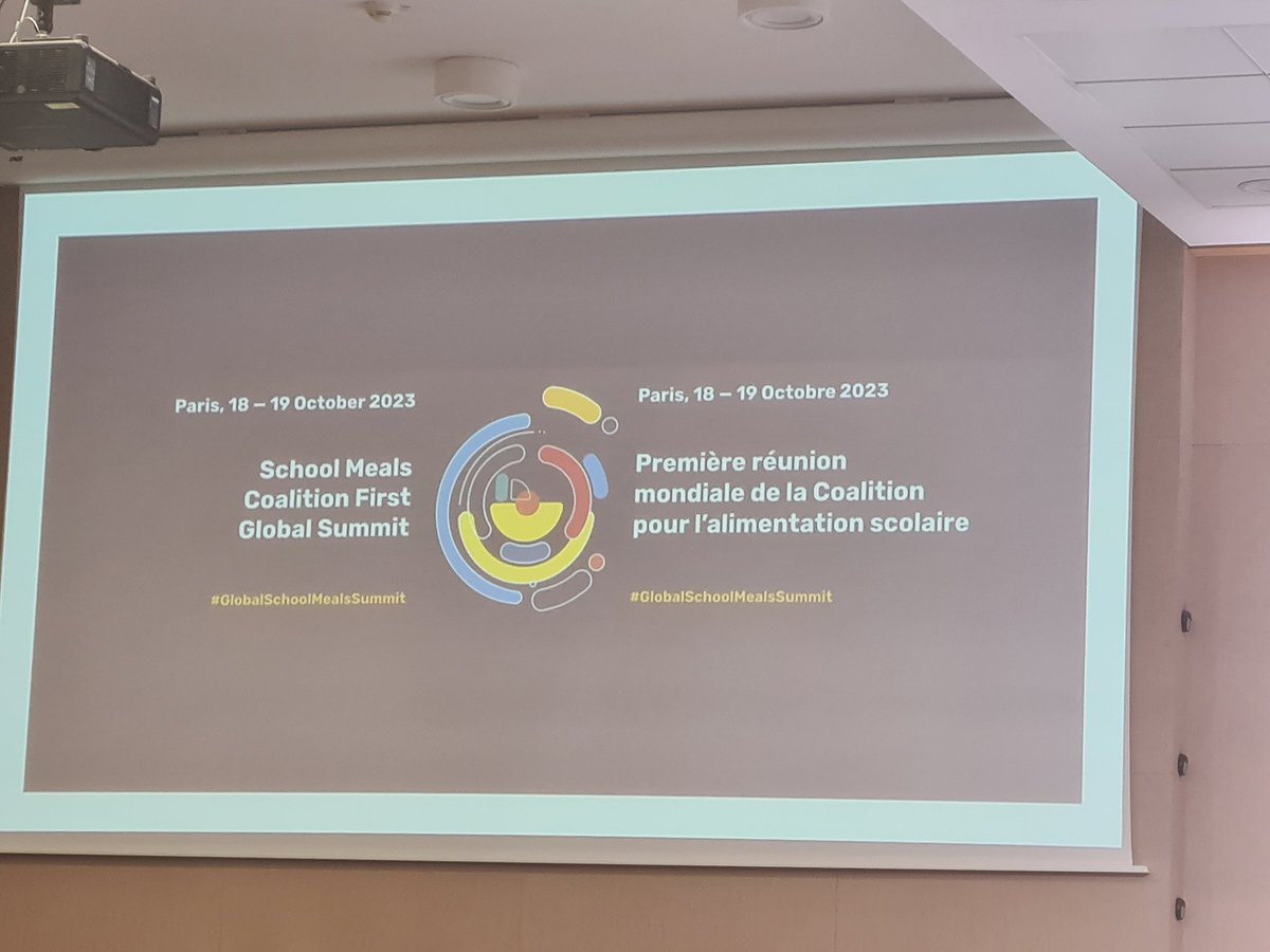 Investment in School Meals is also an investment for human capital and women empowerment. @R4SchoolHealth @GNgwaneh @hibbah22 Global school meals coalition summit - Paris2023.