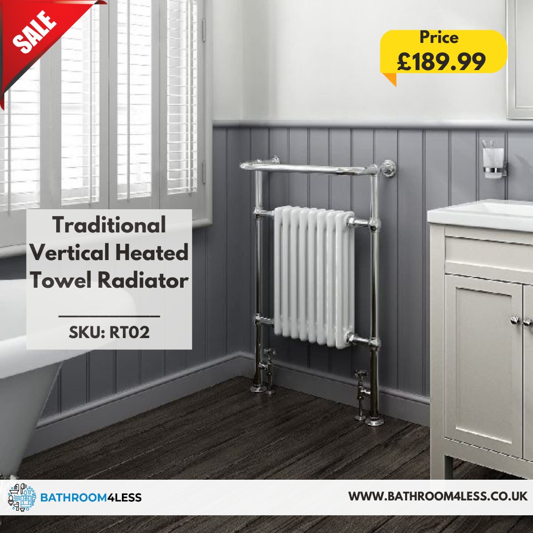 Efficient, stylish, and oh-so-warm! This heated towel Radiator bring a touch of luxury to your daily routine.

Shop Now,
rb.gy/ji2p8

#WarmSpaces #EfficientHeating #HomeComfort #RadiatorDesign #CozyHome #WinterWarmth #ModernLiving #SustainableLiving#Bathroom4less