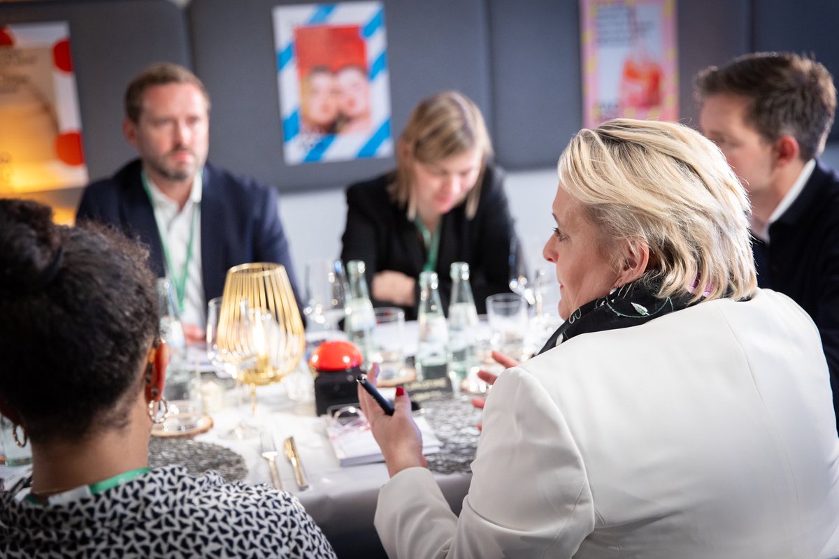 Monday night during the @WorldHealthSmt we hosted our #FutureLab Edition on #SexualHealth. Together with @MSD_Deutschland and @Meta, we focused on #HIV and #HPV prevention. Thanks to @SteglingC from @UNAIDS for the inspiring dinner speech.