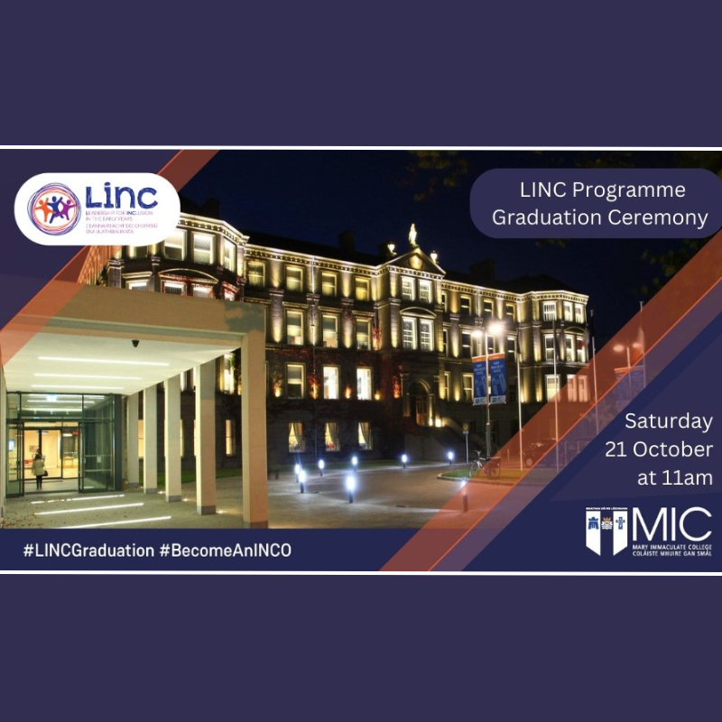LINC_programme's tweet photo. The countdown is on ahead of today’s LINC Graduation Ceremony at @MICLimerick.
Join us virtually by visiting the MIC website via the link below and clicking on the live stream link before the ceremony begins at 11am.
Visit: https://t.co/NY0cGi0TC8
#LINCGraduation https://t.co/lnJjSYesa4