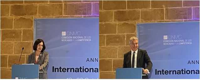 The 22nd ICN Annual Conference 2023 is officially open! Annual Conference host Cani Fernández, CNMC, and ICN Chair Andreas Mundt, BKartA, welcomed ICN members and NGAs in Barcelona.  Livestream of plenaries ➡ icn.cnmc.es. #ICNBarcelona2023 <a href="/CNMC_ES/">CNMC</a>