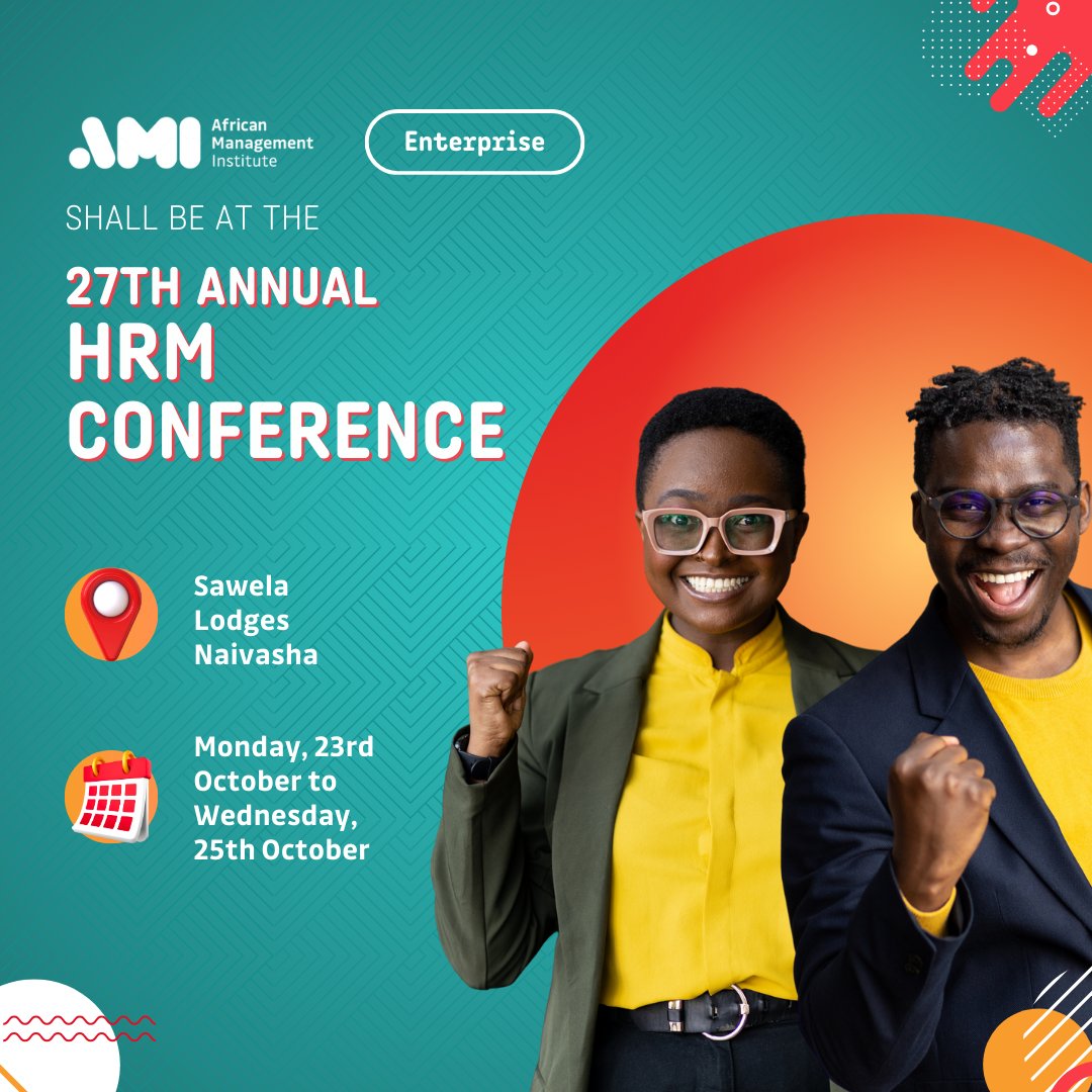 Nxt week we'll be at @Ihrm_Kenya's 27th Annual Conf 'Creating a Culture of Empowerment and Autonomy in the Workplace' / Keep an eye out for us at the conference, and let's connect to #UnlockHumanPotential & Drive the  #workplacelearningrevolution - DM us if you'll be there!