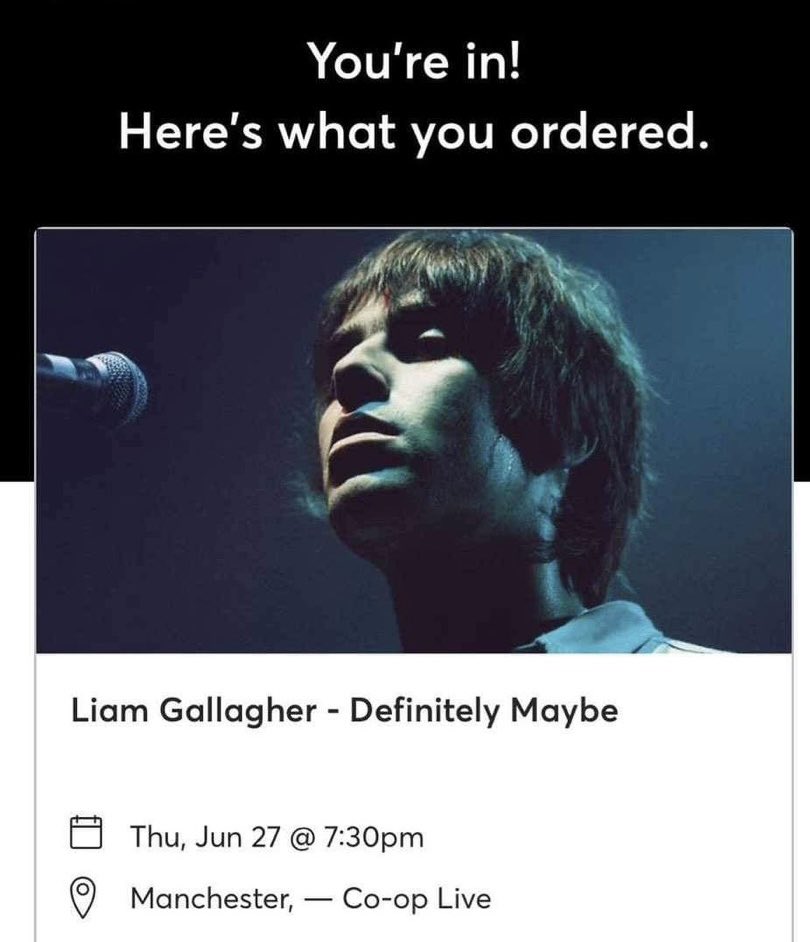 OasisMania's tweet image. Who else got tickets this morning? 🙌🏻 #LGDM