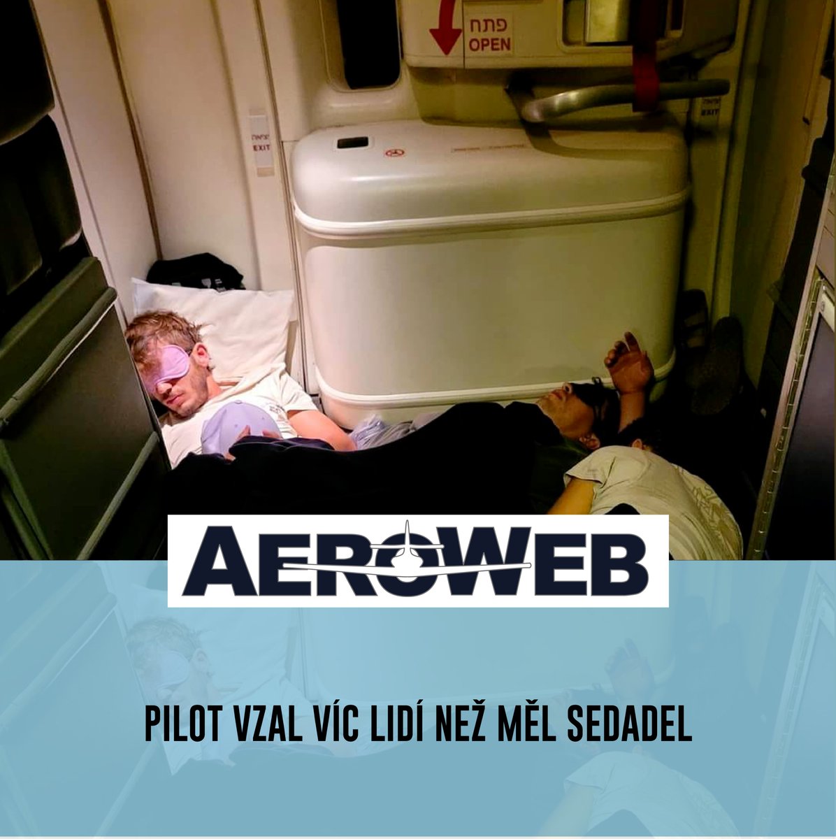 AerowebCZ's tweet photo. Vážné bezpečnostní riziko si vzal na sebe pilot letu El Al poté, co na palubu vzal více pasažérů, než mělo jeho letadlo sedadel. Šlo o Izraelčany hlásící se do vojenské služby.

https://t.co/RT1mRv7qvM https://t.co/1sKRuOyWFz