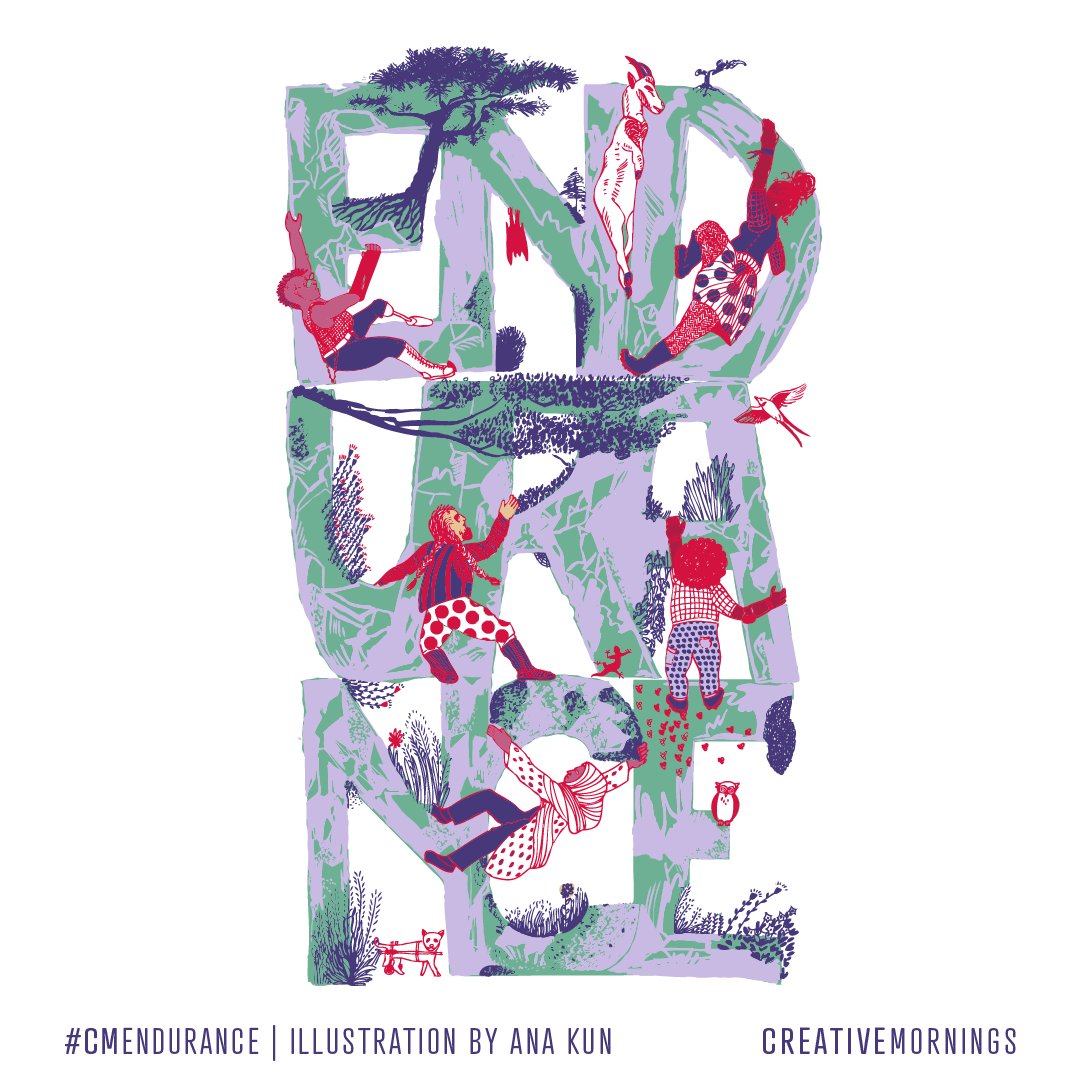 Celebriamo la tenacia che risiede dentro di noi, perché di fronte alle avversità, è la #resistenza che ci porta verso l'apice del nostro potenziale.
Il tema di ottobre è #Endurance, scelto dal capitolo di @CreativeMorningsTimisoara e illustrato da #AnaKun.