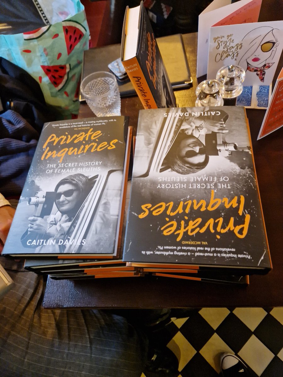 Caitlin Davies 🔍 (@caitlindavies2) on Twitter photo many thanks to <a href="/PHBookshop/">Primrose Hill Books</a> 📚♥️ for selling copies of #PrivateInquiries at the launch, currently the only bookshop in the world to have copies ahead of publication tomorrow 🎉 <a href="/TheHistoryPress/">The History Press</a> many thanks to <a href="/PHBookshop/">Primrose Hill Books</a> 📚♥️ for selling copies of #PrivateInquiries at the launch, currently the only bookshop in the world to have copies ahead of publication tomorrow 🎉 <a href="/TheHistoryPress/">The History Press</a>