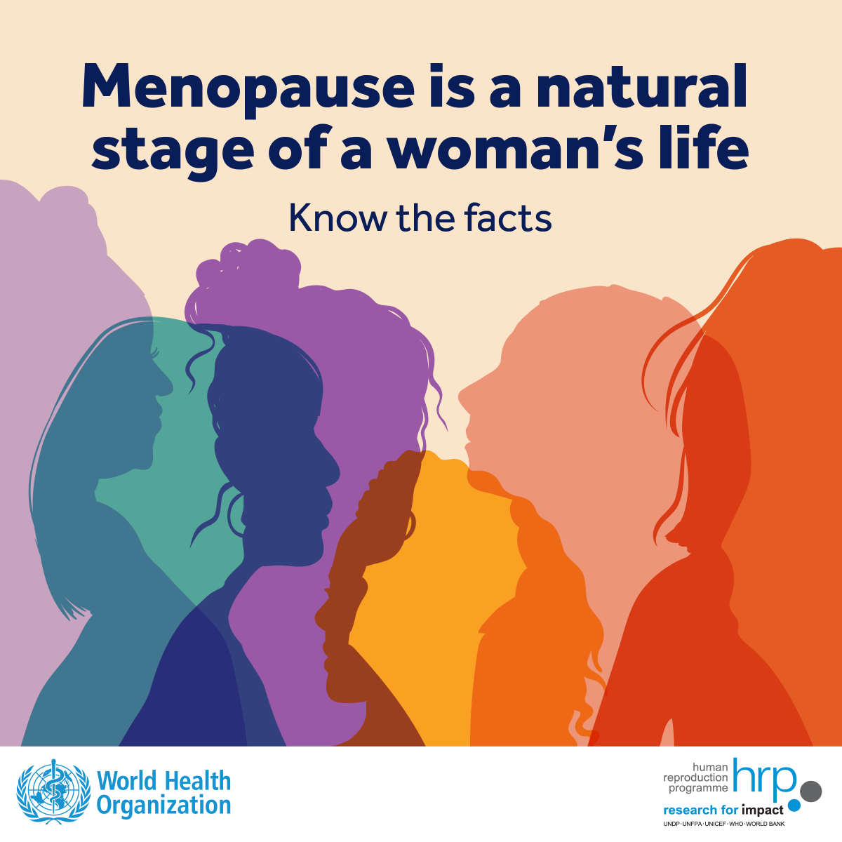 WHO's tweet photo. Today is #WorldMenopauseDay 

#Menopause is a natural stage of a woman's life when monthly menstruation, also known as periods, ends - marking the end of the reproductive years https://t.co/0SdUWicgKj https://t.co/6O2f5m4Scz