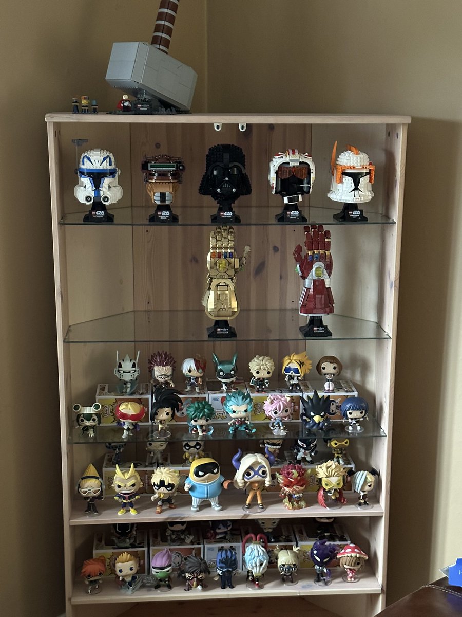 Things are starting to take shape 🤩. Although this is not even half of my collection 😂. #LEGO #FunkoPop