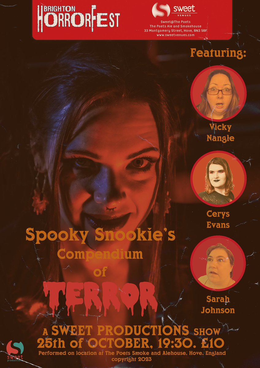 Telling scary tales at this fun fear factory next week at <a href="/btnhorrorfest/">🎃 Brighton Horrorfest 🎃</a> <a href="/SweetVenuesBtn/">Sweet Venues Brighton</a> #brighton #halloween #scary