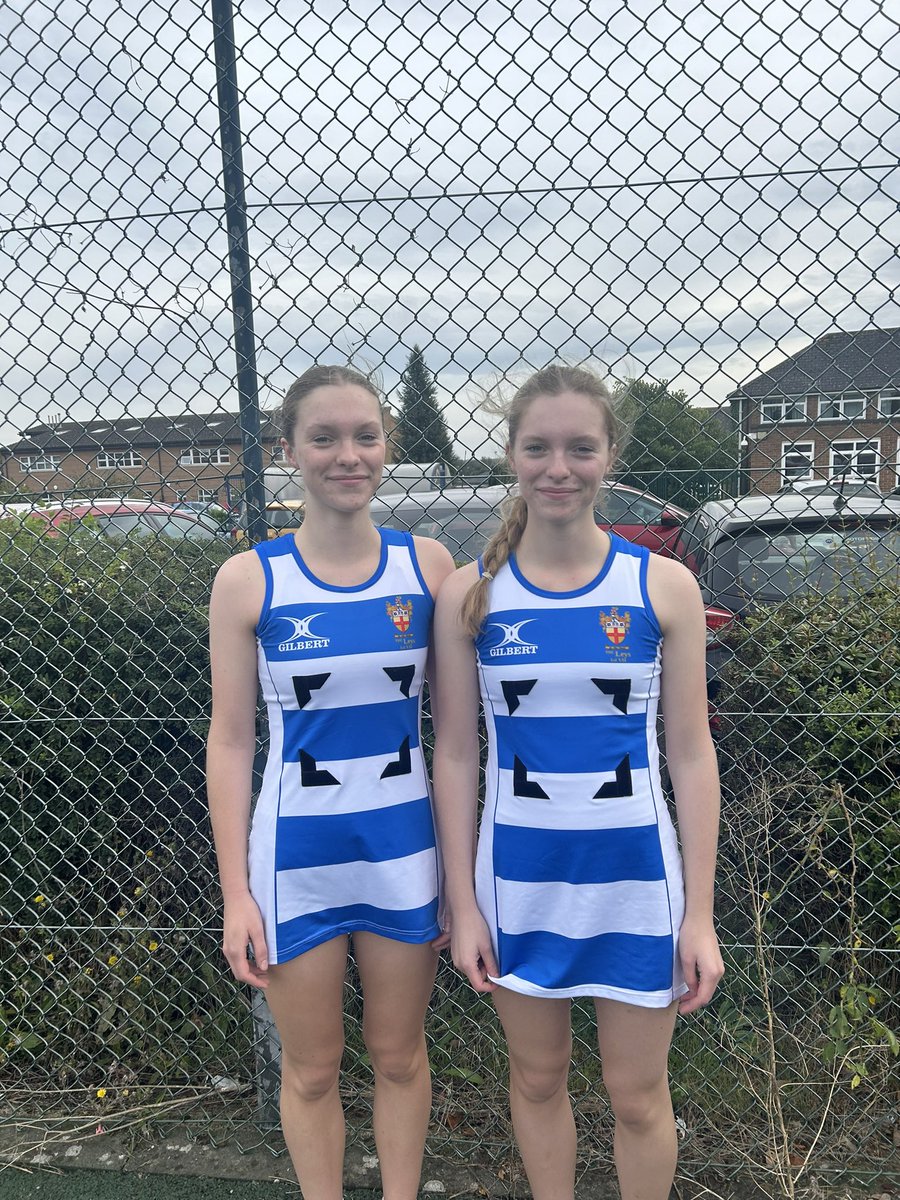 Charlotte and Florence making their first team debut in the U19 County School finals 🏐