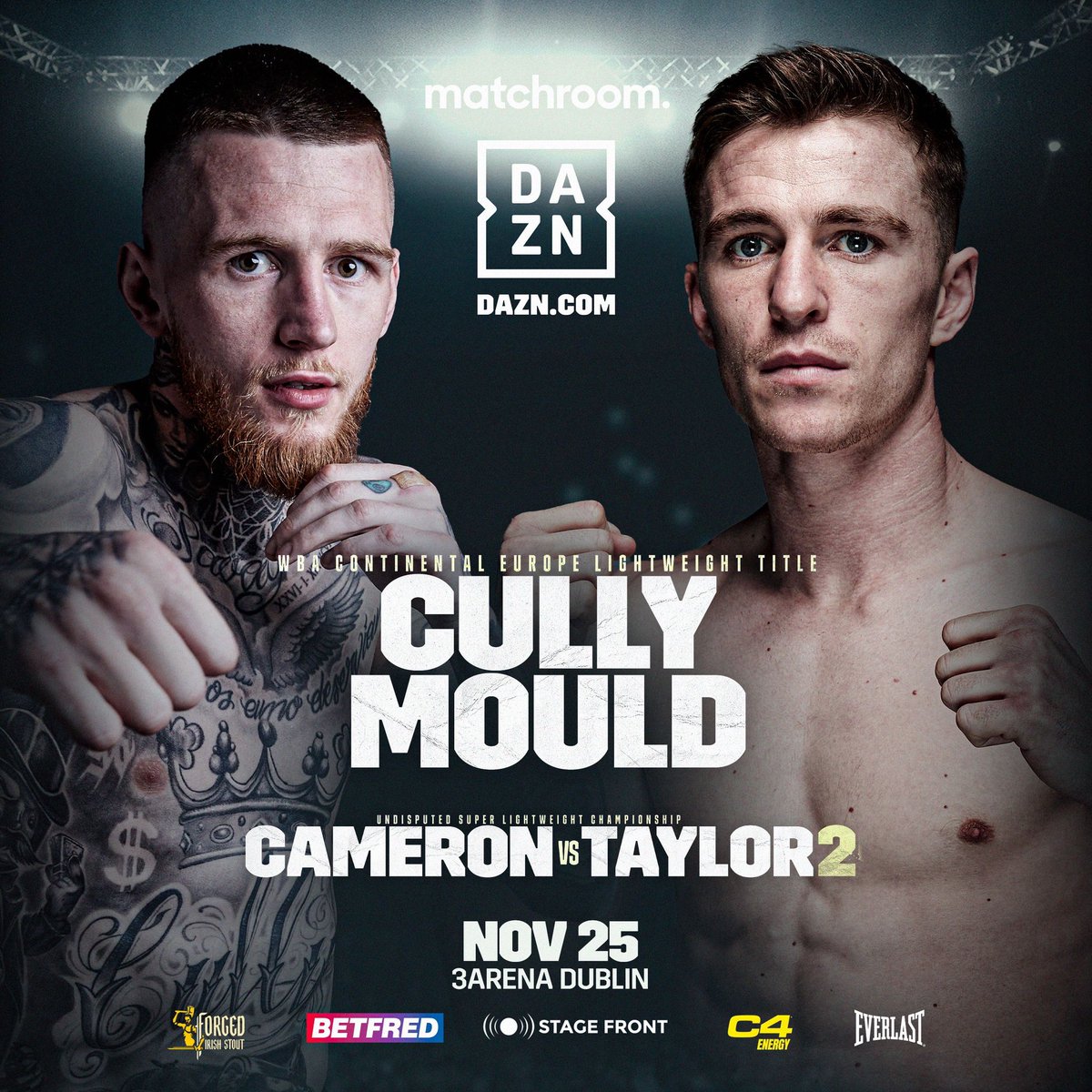 Gary Cully vs Reece Mould for the WBA Continental Europe Lightweight title added to the #CameronTaylor2 card,looking forward to this one as I was at GBM Sports show in Sheffield and Reece Mould's fight against Martin McDonagh was postponed on the day of the fight 🥊
#CullyMould…