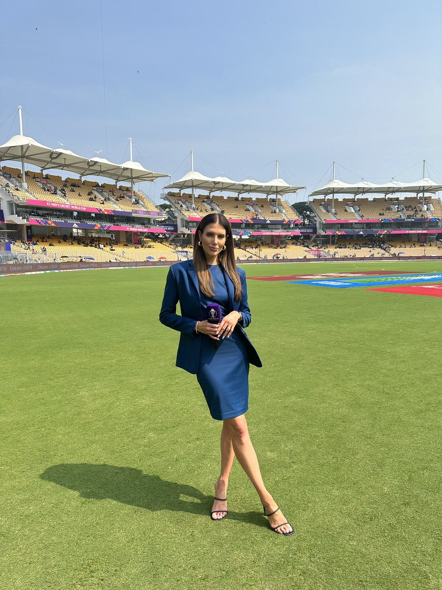 The cauldron at Chennai is HOT today! #NZvAFG @ICC #CWC23