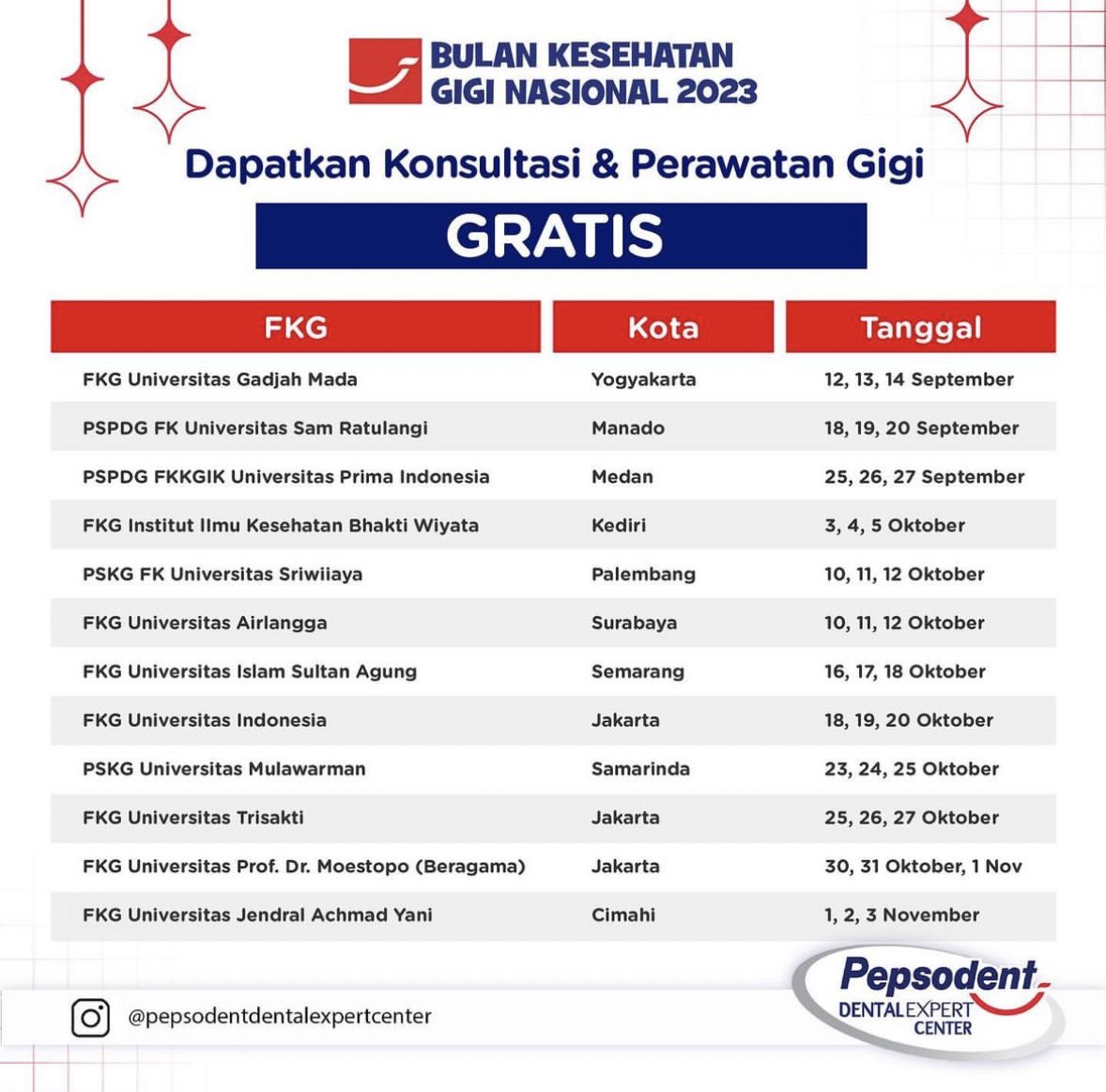 freakymuggle's tweet photo. Ngemeng2 soal scaling gratis, gacuma scaling kok! Dan buat yg nanya daerah diluar jkt mau gratis kemana ini ya catet tanggal2 dan lokasinya☺️ ayok rawat giginya🧚🏻‍♂️🫶🏻 https://t.co/ikrp7puFJA