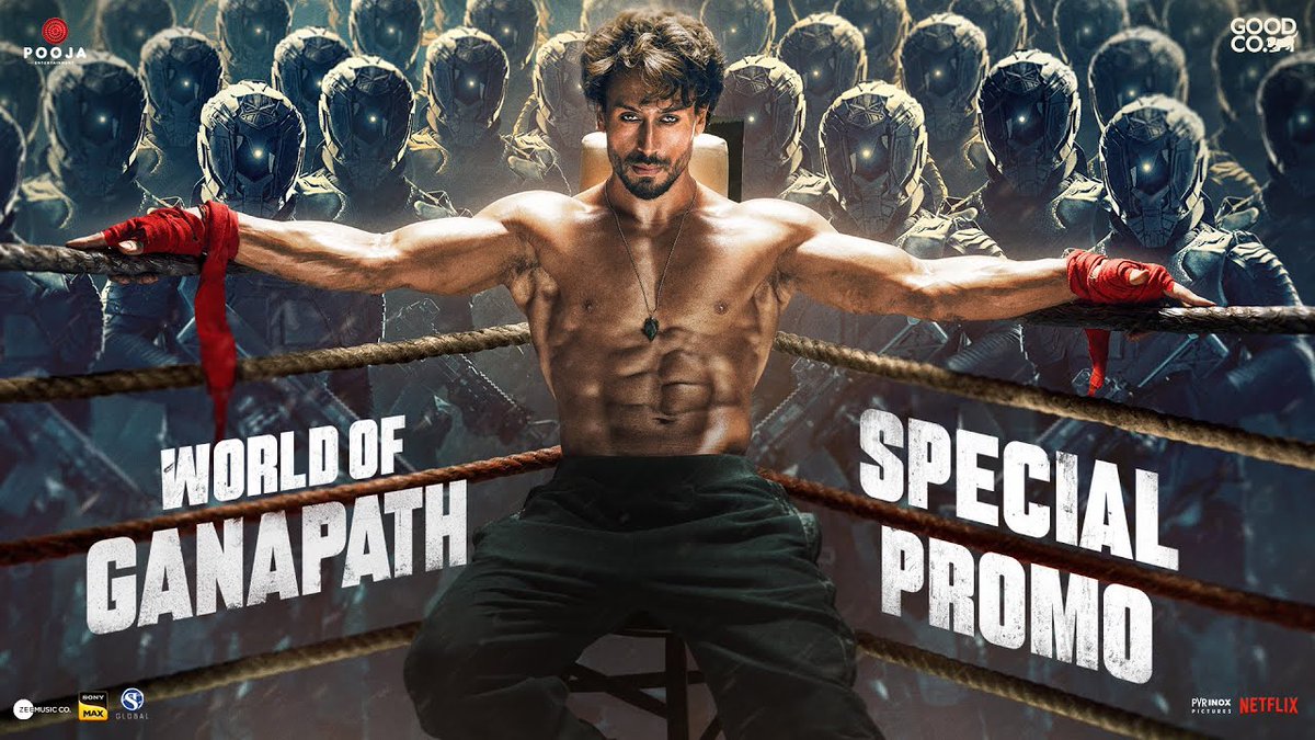 Ganapath Special Promo Out: Tiger Shroff And Kriti Sanon Indulge In An Intense Fist Fight; Advance Ticket Sales Open Read here: boxofficeworldwide.com/movies-latest-… #Ganapath @SrBachchan #TigerShroff #KritiSanon #AmitabhBachchan @iTIGERSHROFF @kritisanon #VikasBahl @vashubhagnani
