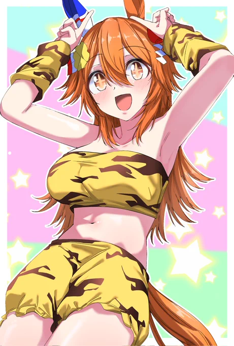 鬼コス着てくれる大人フクちゃん(願望)  #ウマ娘