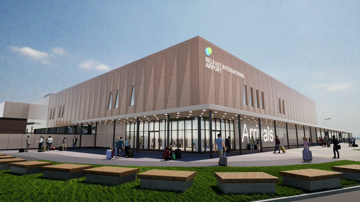 belfastairport's tweet photo. @VINCIAirports  announces £100m five year investment plan for @belfastairport  to improve the overall passenger experience and environmental performance.
Read More: https://t.co/qYTQbhutKf https://t.co/xmhsXo470Y